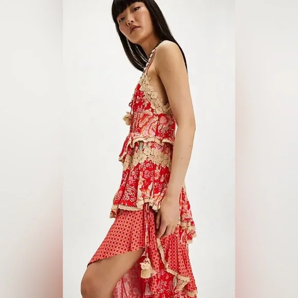 ⭐️HOLD SABRINA ONLY⭐️ Spell x FP Full Bloom Ruffle Dress - Picture 5 of 7